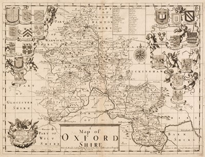 Lot 213 - Oxfordshire. Lea (Philip), A Map of Oxford Shire, circa 1693