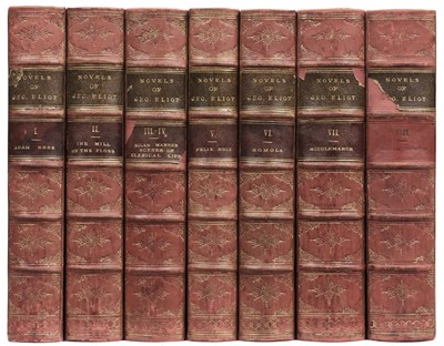 Lot 249 - Eliot (George). Novels, 8 volumes bound in 7, circa 1891