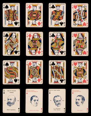 Lot 344 - English playing cards. Cabinet playing cards, Chas. Goodall & Son, 1905, & approximately 82 others