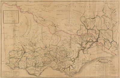 Lot 156 - Australia. Ham (Thomas), Ham's Squatting Map of Victoria..., 1851