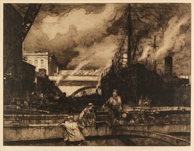 Lot 358 - Brangwyn (Frank, 1867-1956). London Bridge No. 2, 1903