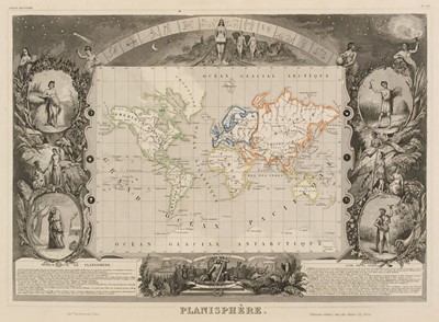 Lot 175 - Levasseur (Victor). Atlas National Illustré des 86 Départements..., 1859