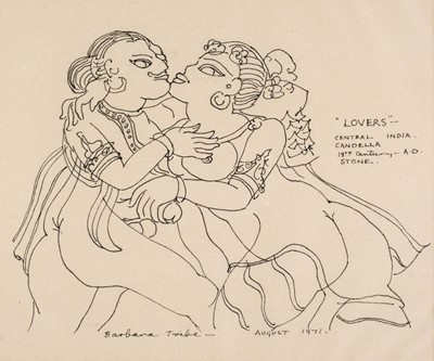 Lot 74 - Tribe (Barbara, 1913-2000). Lovers - Central India, 1971