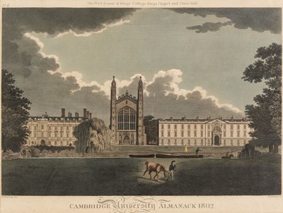 Lot 67 - Sparrow (Samuel, 1770-1806). The West Front of King's College Chapel and Clare Hall, Cambridge, engraving