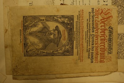 Lot 14 - Title Pages. A large collection of approximately 800 titles, 16th - 19th century