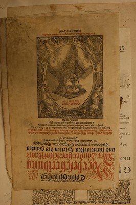 Lot 14 - Title Pages. A large collection of approximately 800 titles, 16th - 19th century