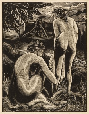 Lot 401 - Ganso (Emil, 1895-1941). Bathers, 1933..., and one other