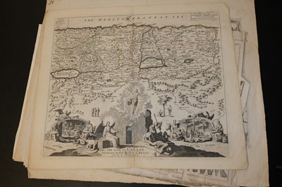 Lot 185 - Holy Land. A collection of 20 maps, 17th - 19th century