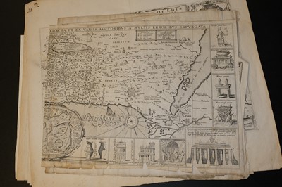 Lot 185 - Holy Land. A collection of 20 maps, 17th - 19th century