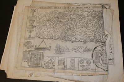 Lot 185 - Holy Land. A collection of 20 maps, 17th - 19th century