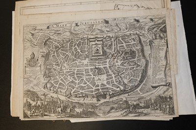 Lot 185 - Holy Land. A collection of 20 maps, 17th - 19th century