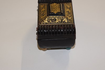Lot 581 - Sewing. A Regency miniature sewing box, circa 1820s