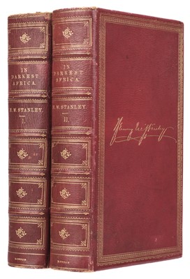 Lot 21 - Stanley (Henry M.) In Darkest Africa, 2 volumes, 1st edition, 1890