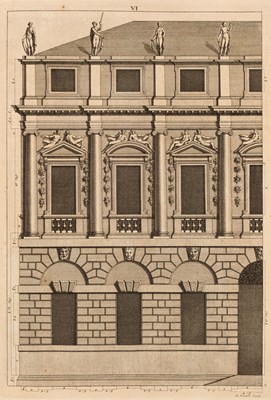 Lot 414 - Palladio (Andrea). The Architecture of A. Palladio..., volume 1 only (of 2), 2nd edition, 1721