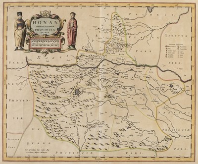 Lot 170 - China. Blaeu (Johannes), Honan, Imperii Sinarum provincia quinta, Ansterdam: circa 1655