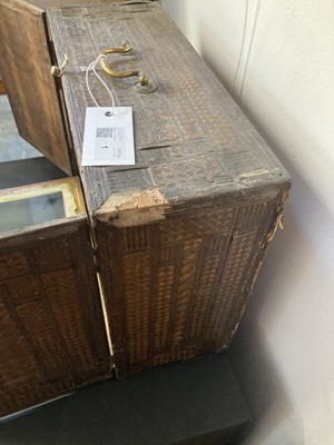 Lot 1 - Prisoner of War. A Napoleonic bone model three-masted ship of the line, circa 1800