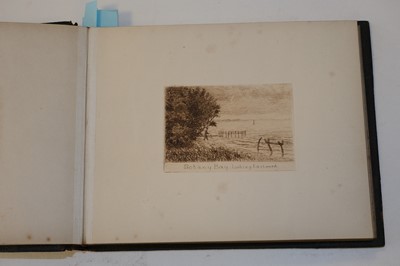 Lot 6 - Clarke (Percy). Australian Etchings [so titled on upper cover], [1886?]