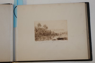 Lot 6 - Clarke (Percy). Australian Etchings [so titled on upper cover], [1886?]
