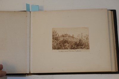 Lot 6 - Clarke (Percy). Australian Etchings [so titled on upper cover], [1886?]
