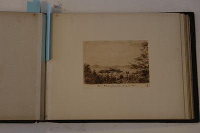 Lot 6 - Clarke (Percy). Australian Etchings [so titled on upper cover], [1886?]