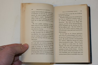 Lot 1 - Ashmore (Harriette). Narrative of a Three Months' March in India, 1st ed, 1841