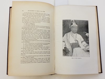 Lot 11 - Ghose (N. N.). Memoirs of Maharaja Nubkissen Bahadur, 1st edition, Calcutta: K. B. Basu, 1901