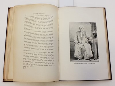 Lot 11 - Ghose (N. N.). Memoirs of Maharaja Nubkissen Bahadur, 1st edition, Calcutta: K. B. Basu, 1901