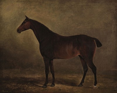 Lot 113 - Barenger (James, 1780-1831). Portrait of a Chestnut Mare, oil on canvas