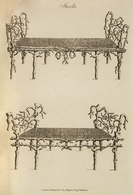 Lot 417 - Taylor (I. & J., publisher's). Ideas for Rustic Furniture, 1st edition, circa, 1790