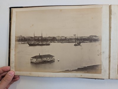 Lot 12 - China. An album of 24 photographs of Shanghai and Peking, c. 1870s/1880s