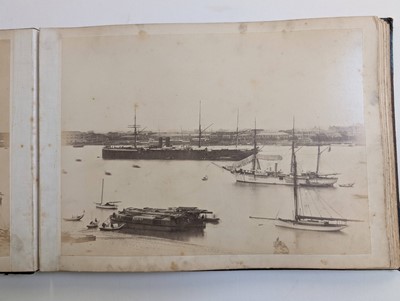 Lot 12 - China. An album of 24 photographs of Shanghai and Peking, c. 1870s/1880s