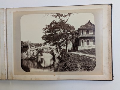 Lot 12 - China. An album of 24 photographs of Shanghai and Peking, c. 1870s/1880s