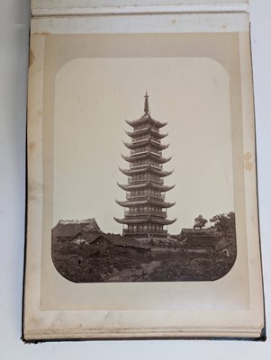Lot 12 - China. An album of 24 photographs of Shanghai and Peking, c. 1870s/1880s