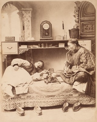 Lot 12 - China. An album of 24 photographs of Shanghai and Peking, c. 1870s/1880s