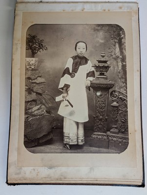 Lot 12 - China. An album of 24 photographs of Shanghai and Peking, c. 1870s/1880s