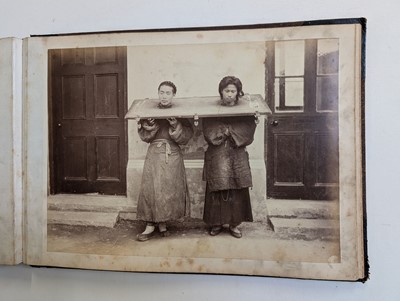 Lot 12 - China. An album of 24 photographs of Shanghai and Peking, c. 1870s/1880s