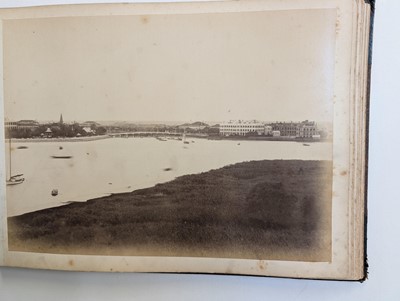Lot 12 - China. An album of 24 photographs of Shanghai and Peking, c. 1870s/1880s