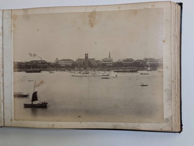 Lot 12 - China. An album of 24 photographs of Shanghai and Peking, c. 1870s/1880s