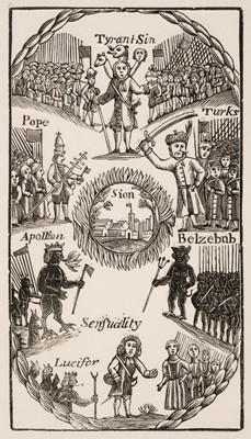 Lot 146 - Bunyan (John). Sinners in Hell, from The Holy War, circa 1700-1725..., and others