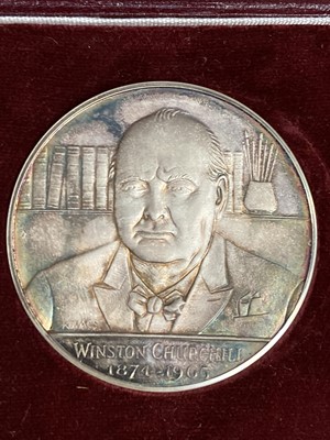 Lot 711 - Churchill (Winston). A collection of Winston Churchill memorabilia, 20th-century