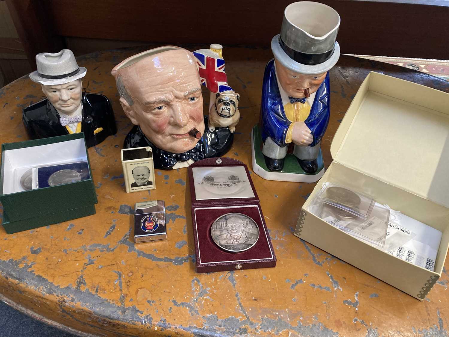 Lot 711 - Churchill (Winston). A collection of Winston Churchill memorabilia, 20th-century