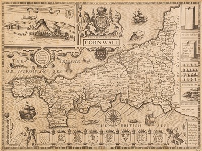 Lot 172 - Cornwall. Speed (John & Norden John). Cornwall, J. Sudbury & G. Humble [1627]