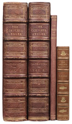 Lot 126 - Walton (Izaak & Charles Cotton). Complete Angler, 2 volumes, 1836