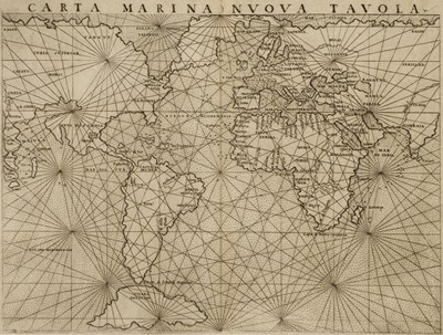 Lot 234 - World. Ruscelli (Girolamo), Carta Marina Nuova Tavola, Venice: circa 1561