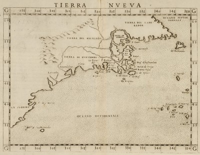 Lot 205 - North America. Ruscelli (Girolamo), Tierra Nueva, Venice: circa 1561