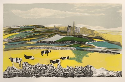 Lot 444 - Spender (Humphrey, 1910-2005). Cornish Tin Mines, 1969, lithograph in colours