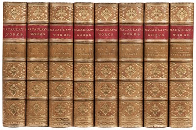 Lot 404 - Macaulay (Thomas Babington). Works, 8 volumes, 1879