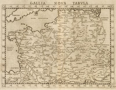 Lot 178 - France. Ruscelli (Girolamo), Gallia Nova Tabula, Venice: circa 1561