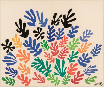 Lot 430 - Matisse (Henri, 1869-1954). La Gerbe, 1953, colour lithograph.., and others