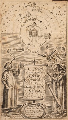 Lot 377 - Wilkins (John). The First Book. The Discovery of a New World..., 2 parts in 1 volume, 1640